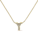 10K Yellow Gold Diamond Accent 
