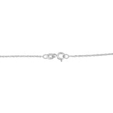 10KT Two Tone Gold 1/6 cttw Diamond Floating Heart Pendant Necklace (K-L, I1-I2)-3 thumbnail 4