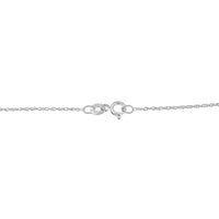 10KT Two Tone Gold 1/6 cttw Diamond Floating Heart Pendant Necklace (K-L, I1-I2)