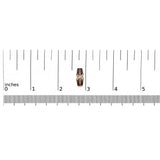 10K Rose Gold 1/3 Cttw White and Brown Diamond Milgrain Criss Cross J-Hoop Earrings (I-J Color, I1-I2 Clarity)-4 thumbnail 5