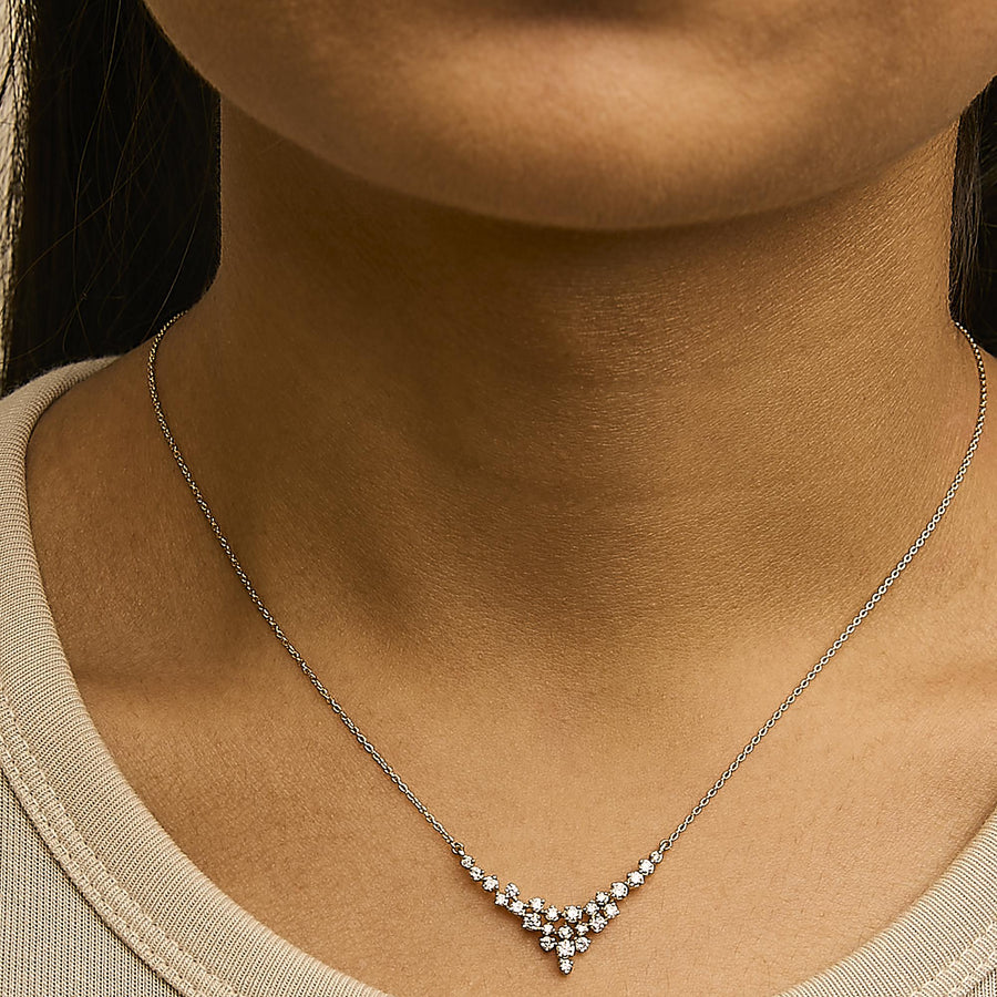 14K Yellow Gold 1/2 Cttw Diamond Scattered 