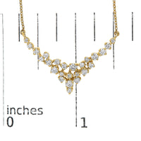 14K Yellow Gold 1/2 Cttw Diamond Scattered 