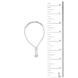Sterling Silver 1/3 Cttw Diamond Infinity Heart Link Adjustable Bolo Bracelet-4 thumbnail 5