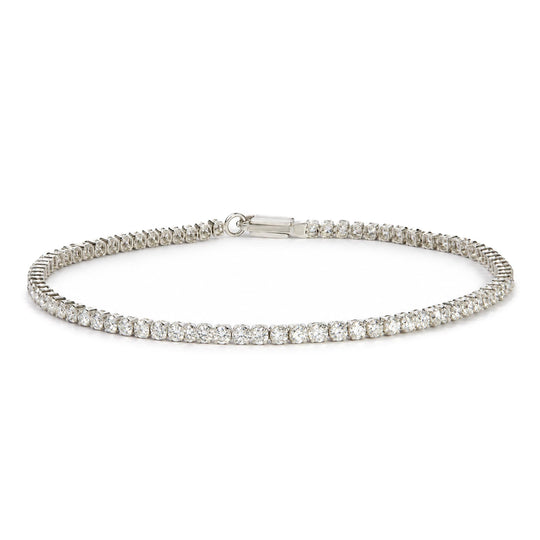 10K White Gold 2.00 Cttw Lab Grown Diamond Tennis Bracelet