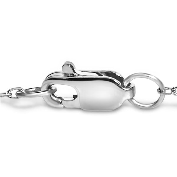 14K Gold 1/2 Cttw Bezel Set Lab Grown Diamond Station Bracelet