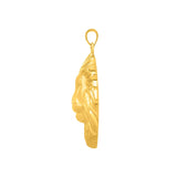 Lions Head Pendant in 14K Yellow Gold thumbnail 2