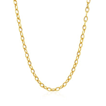 Load image into Gallery viewer, 14k Yellow Gold Pendant Chain with Textured Links (3.3 mm)