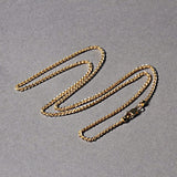 14k Yellow Gold Round Wheat Chain (1.50 mm) thumbnail 6