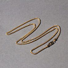 Load image into Gallery viewer, 14k Yellow Gold Round Wheat Chain (1.5 mm)