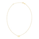14K Yellow Gold Cancer Necklace thumbnail 2