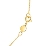 14K Yellow Gold Cancer Necklace thumbnail 6