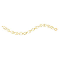 14k Yellow Gold High Polish Mariner Link Chain (8.80 mm)