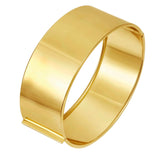 14K yellow gold bold width link bracelet, 24.60 mm thumbnail 1