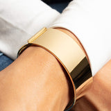 Designer Bold Width Bracelet in 14K Yellow Gold (24.60 mm) thumbnail 3