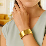 Designer Bold Width Bracelet in 14K Yellow Gold (24.60 mm) thumbnail 5