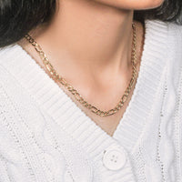 14k Yellow Gold Lite Figaro Chain (5.60 mm)