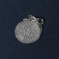 14k White Gold Oval Cable Link Chain (1.20 mm)