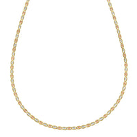 14K Tri Color Gold Pave Valentino Chain (2.00 mm)