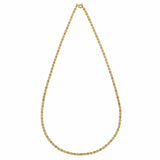 14K Tri Color Gold Pave Valentino Chain (2.00 mm) thumbnail 3