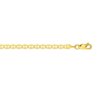 3.2mm 14k Yellow Gold Mariner Link Bracelet