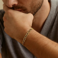 14k Yellow Gold Mariner Link Bracelet (4.50 mm)