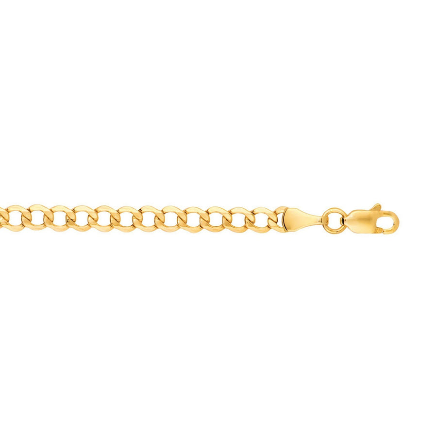 14k Yellow Gold Curb Chain (4.40 mm)