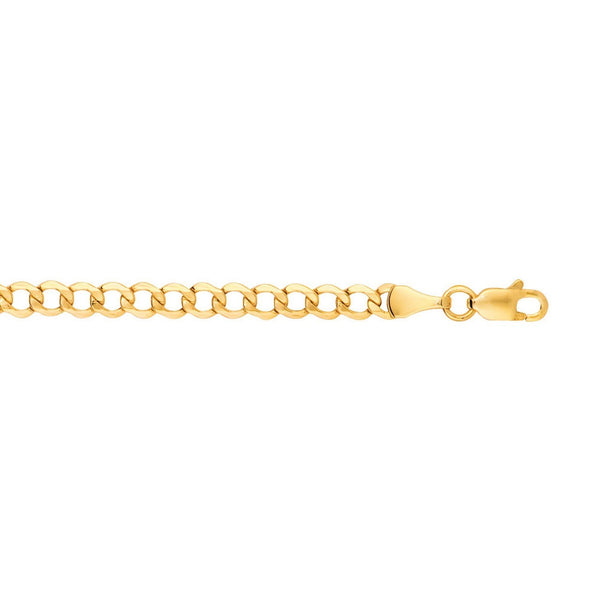 14k Yellow Gold Curb Chain (4.40 mm)