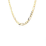 10K Yellow Gold Solid Figaro Chain (4.50 mm) thumbnail 2