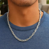 Sterling Silver Anchor Chain Necklace (6.40 mm) thumbnail 6