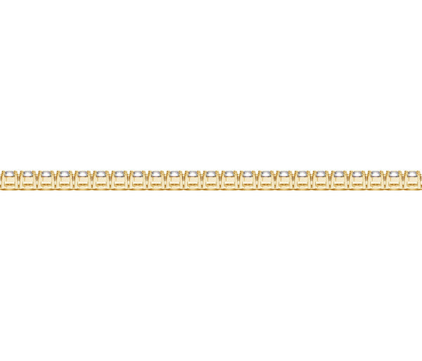 Lab Grown Round Diamond Tennis Bracelet in 14k Yellow Gold (2 cctw F/G  VS2/SI1)