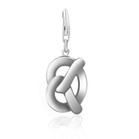 Sterling Silver Pretzel Charm