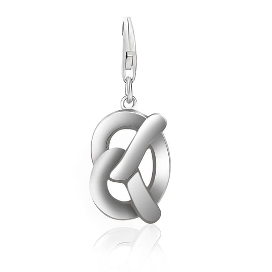 Sterling Silver Pretzel Charm