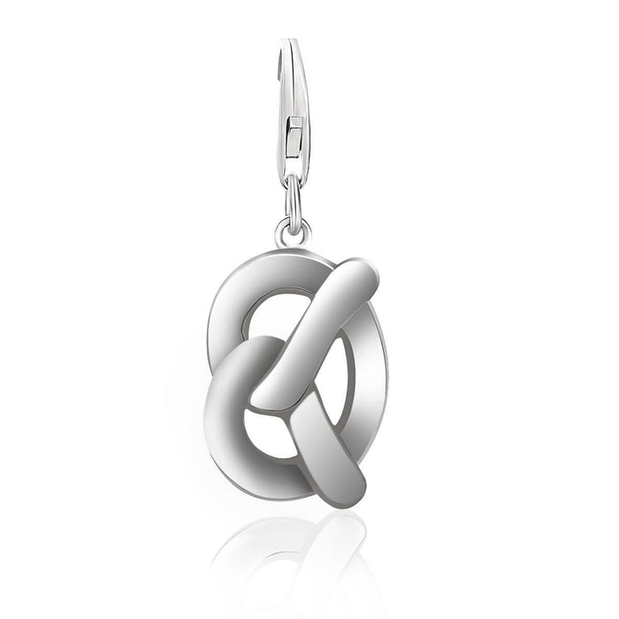 Sterling Silver Pretzel Charm