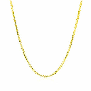 14k Yellow Gold Round Box Chain (1.80 mm)