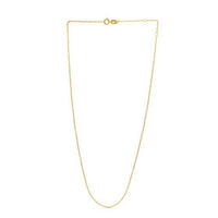 Adjustable Cable Chain in 14k Yellow Gold (0.97 mm)