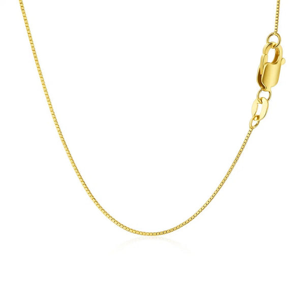 14k Yellow Gold Classic Box Chain (0.60 mm)