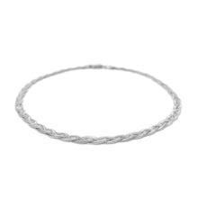 Load image into Gallery viewer, 14k White Gold Braided Bracelet  (3.50 mm)