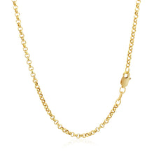 Load image into Gallery viewer, 14k Yellow Gold Rolo Chain (2.5 mm)