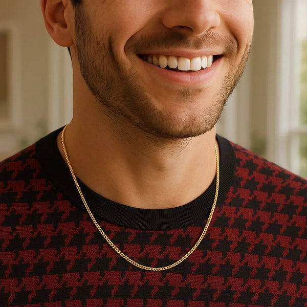 14k Yellow Gold Gourmette Chain (1.40 mm)