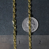 14k Yellow Gold Anchor Chain (4.50 mm)