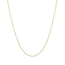 Load image into Gallery viewer, 10k Yellow Gold Singapore Chain 0.8mm (0.80 mm)