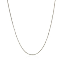 Load image into Gallery viewer, 14k White Gold Round Wheat Chain (1.00 mm)