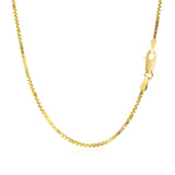 14k Yellow Gold Classic Box Chain (1.10 mm) thumbnail 3