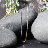 14k Yellow Gold Classic Box Chain (1.10 mm) thumbnail 4