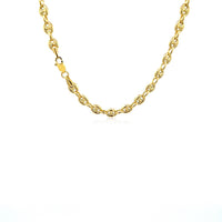 14k Yellow Gold Puffed Mariner Link Chain (4.70 mm)