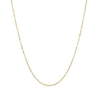14k Yellow Gold Singapore Chain 0.81 mm