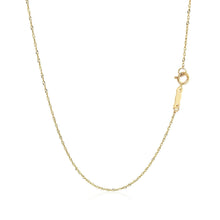 Load image into Gallery viewer, 14k Yellow Gold Singapore Chain 0.81 mm