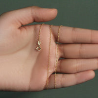 14k Yellow Gold Singapore Chain 0.81 mm