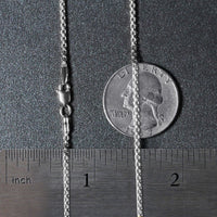 14k White Gold Round Box Chain (1.8 mm)