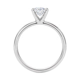 1 Carat Princess Lab Grown IGI G/VS1 Diamond Solitaire Ring in 14K White Gold thumbnail 4